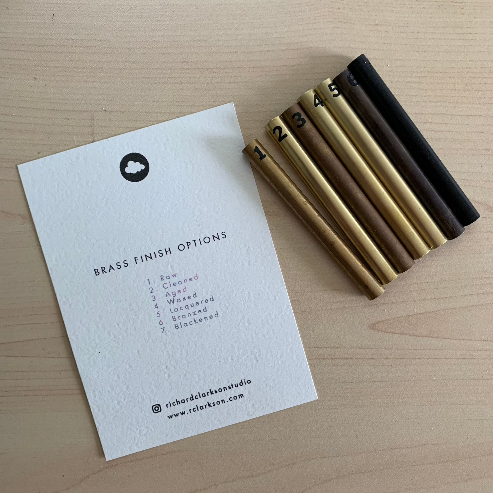 richard clarkson Brass Sample Set