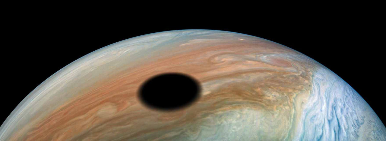 Black Spot on Jupiter