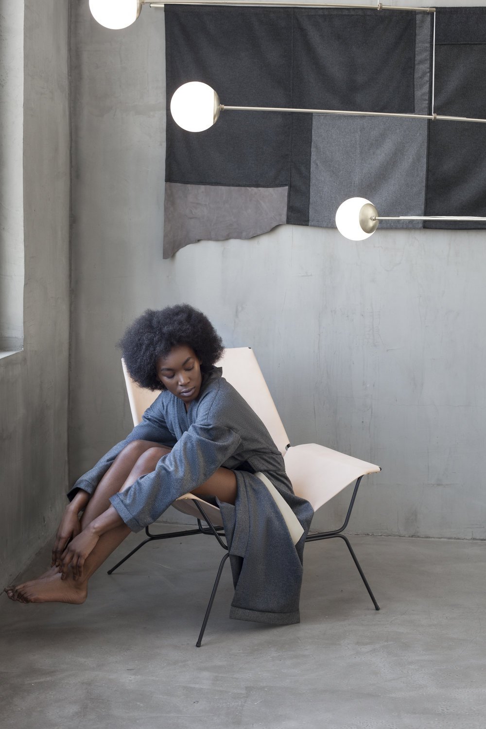 Minimalist Leather Constellation Chair | Richard Clarkson Studio