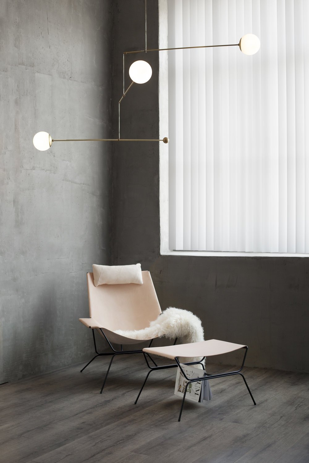 Minimalist Leather Constellation Chair | Richard Clarkson Studio