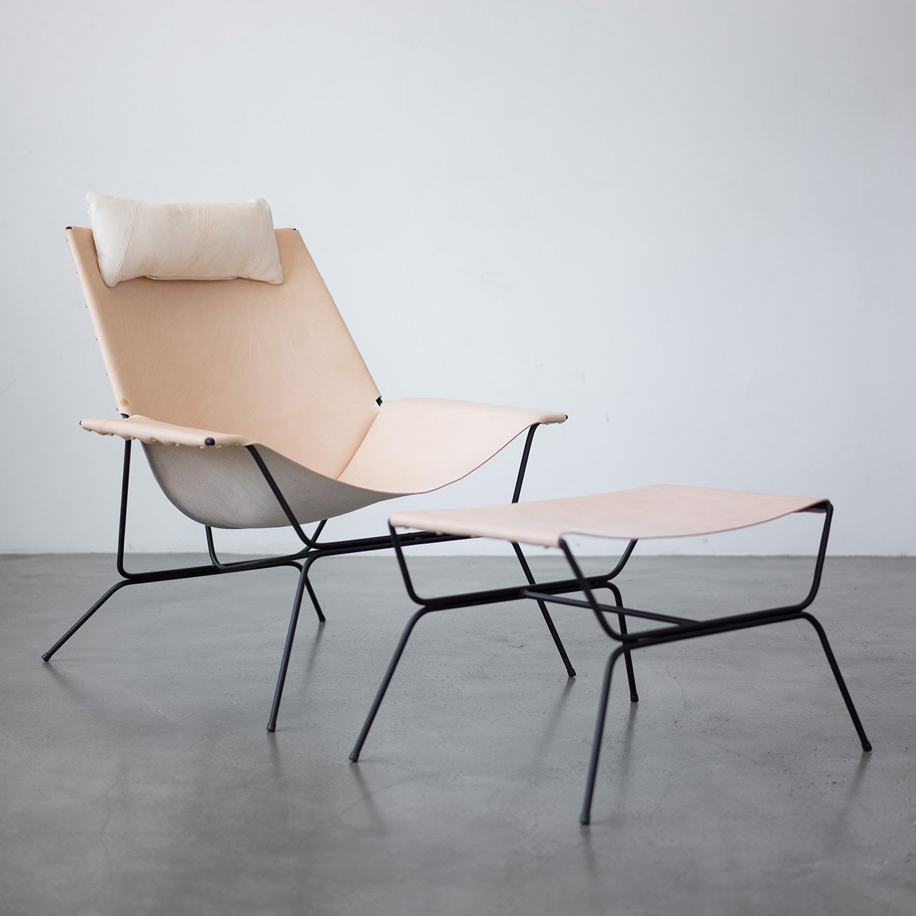 Minimalist Leather Constellation Chair | Richard Clarkson Studio