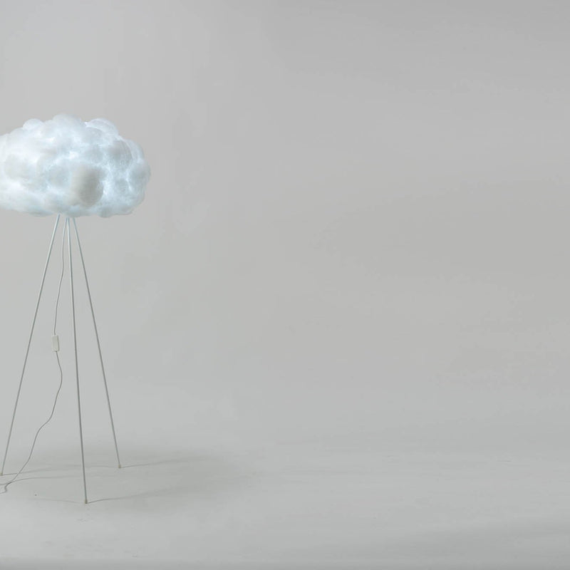 richard clarkson Lampshade Cloud - Floor Standing Medium White