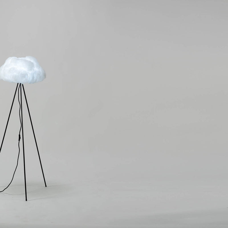 richard clarkson Lampshade Cloud - Floor Standing Small Black