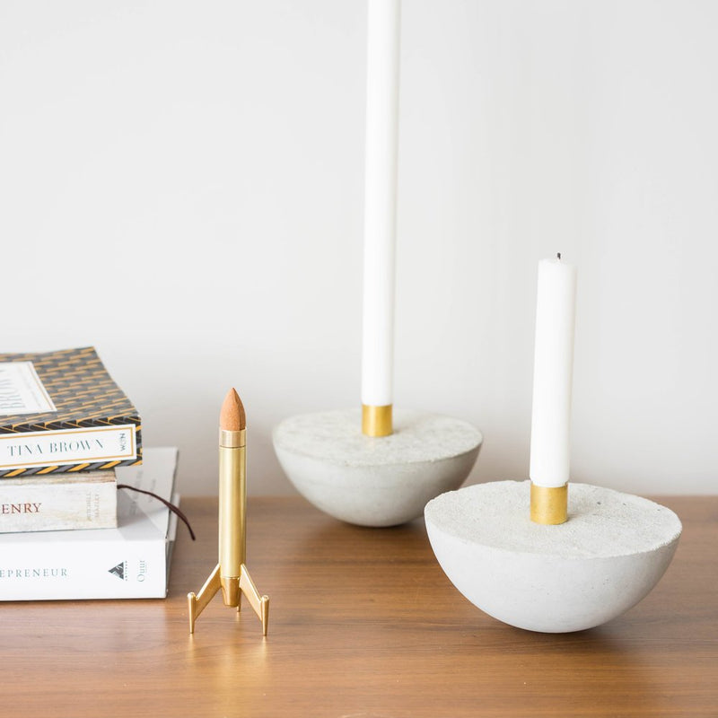 Launch | Miniature Rocket Ship - Incense Burner | Richard Clarkson Studio