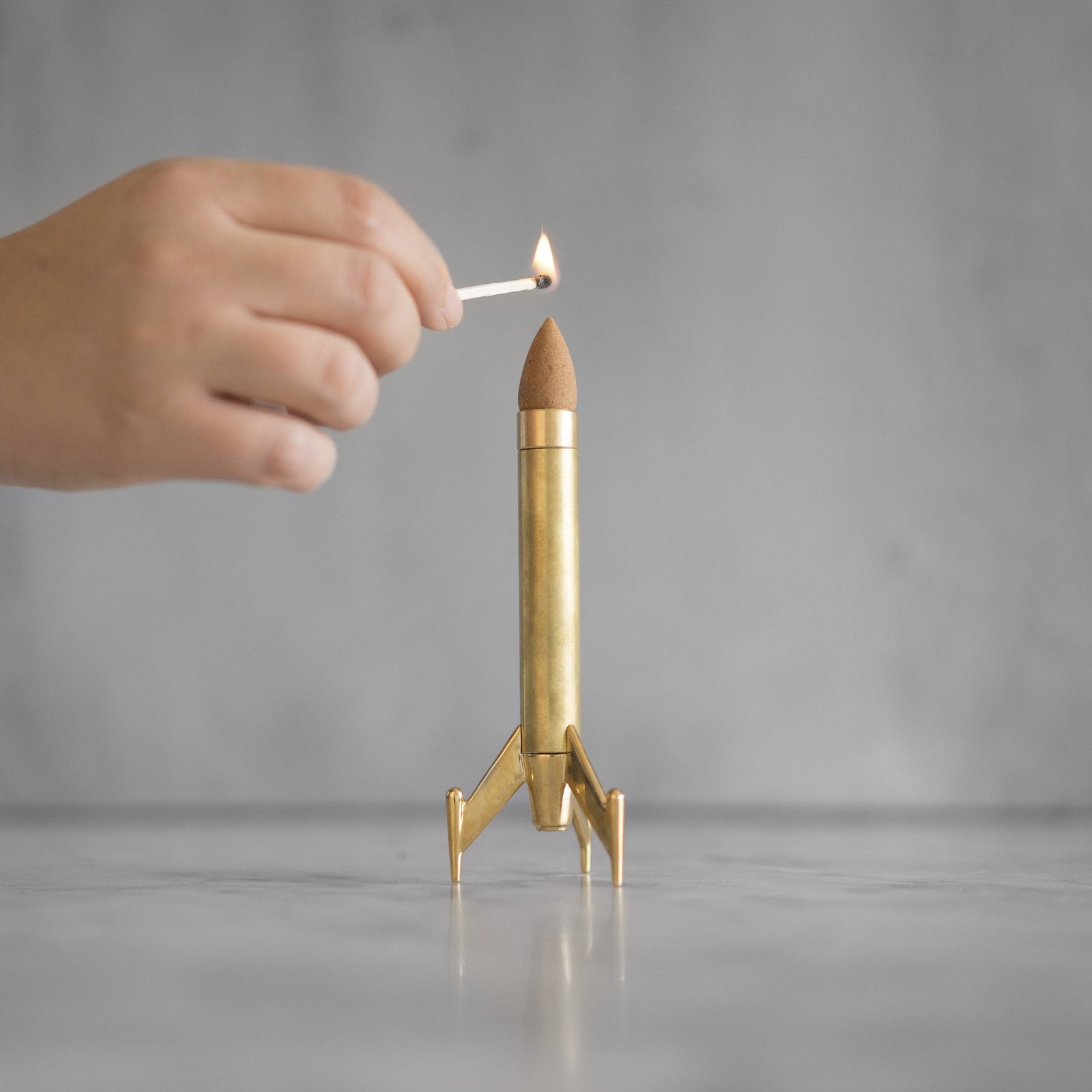 Launch | Miniature Rocket Ship - Incense Burner | Richard Clarkson Studio